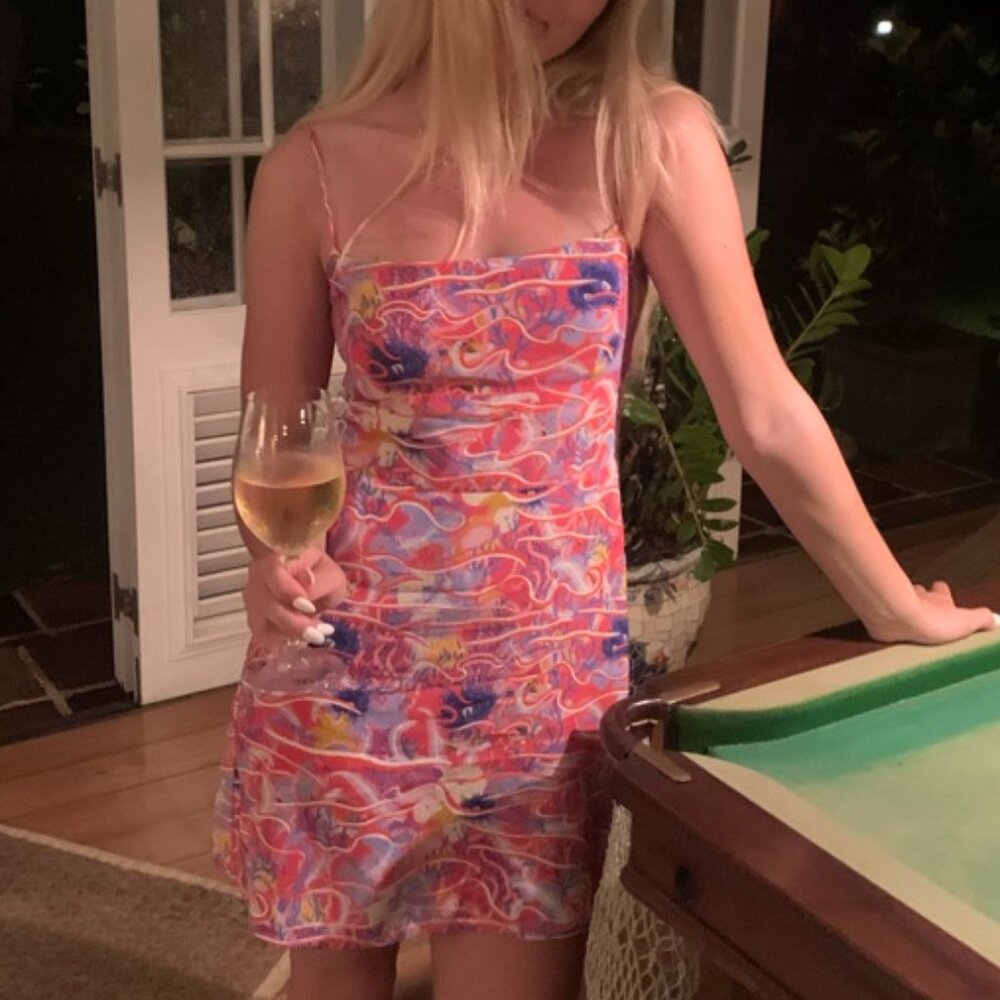 printed mini dress from Sunday Best